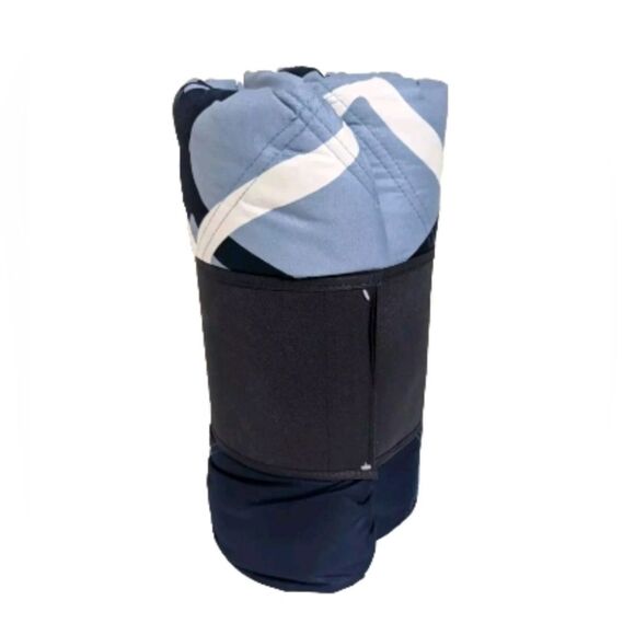 SEASONS Queen Alternative Down Diamond Quilted Reversible Comforter Navy Blue - Picture 7 of 7